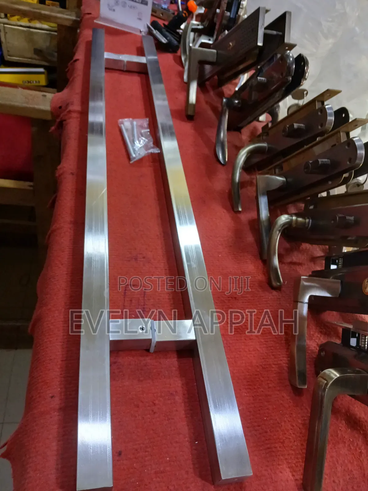 3ft Square Stainless Steel Pull Handle (Heavy)