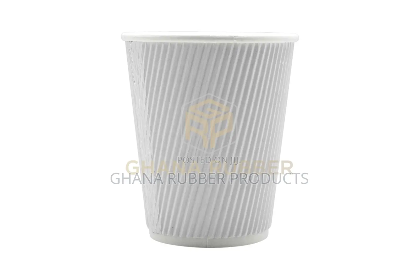 Ripple Paper Cups 8oz White (500pcs)