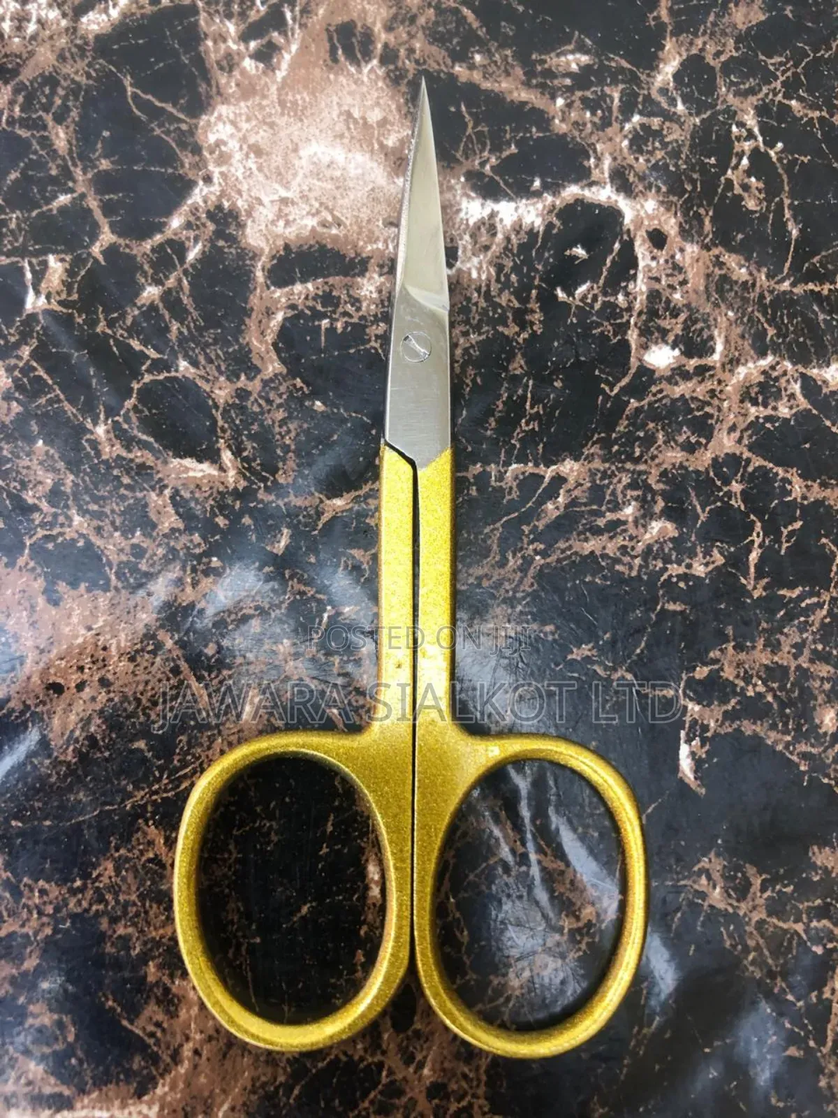 Golden Handle Nail Scissior 4" Stainless Steel