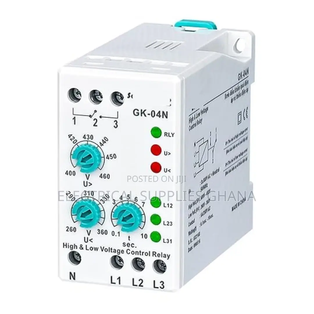 Gk-04n Phase Failure Voltage Relay for 3 Phase Protection