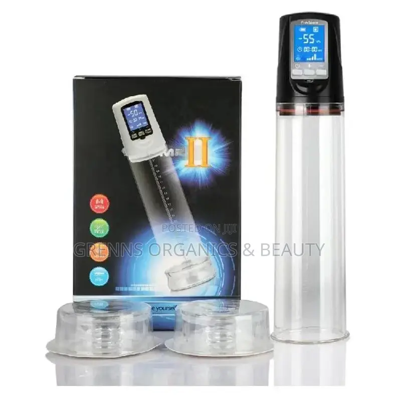 Penis Enlarging Vacuum Pump Automatic LCD Rechargeable