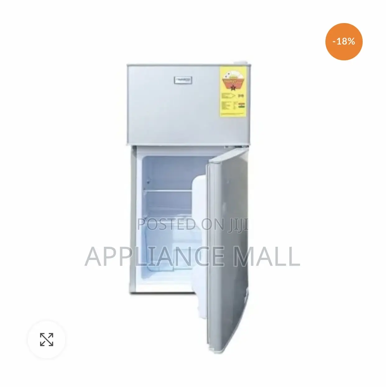 Nasco 112l Double Door Top Fridge