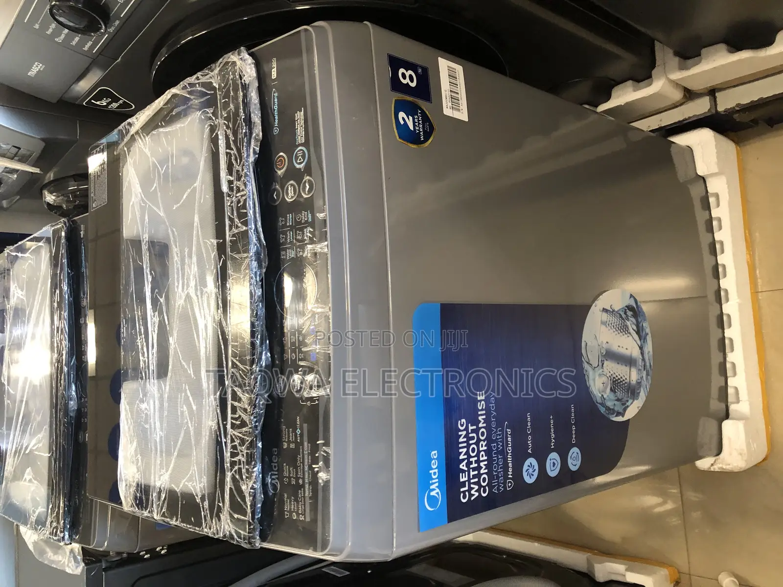 Smart Washing// Midea 8kg TOP LOAD WASHING MACHINE