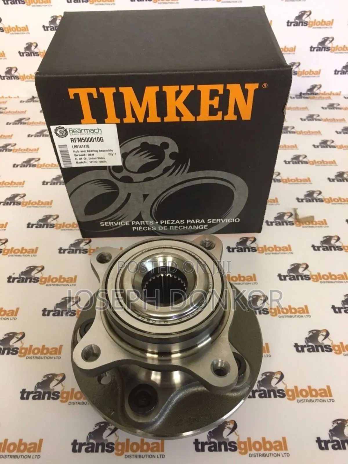 Range Rover Sports Front Hub 2018,2019,2020,2021,2022