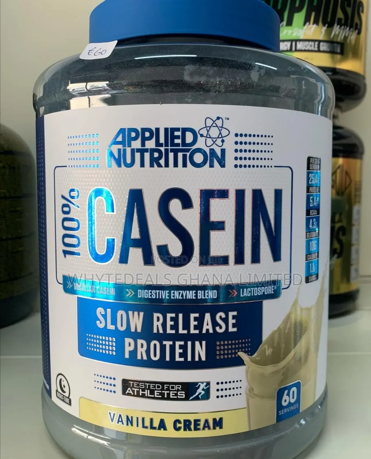 Applied Nutrition Casein Protein MUSCLE GROWTH RECOVERY