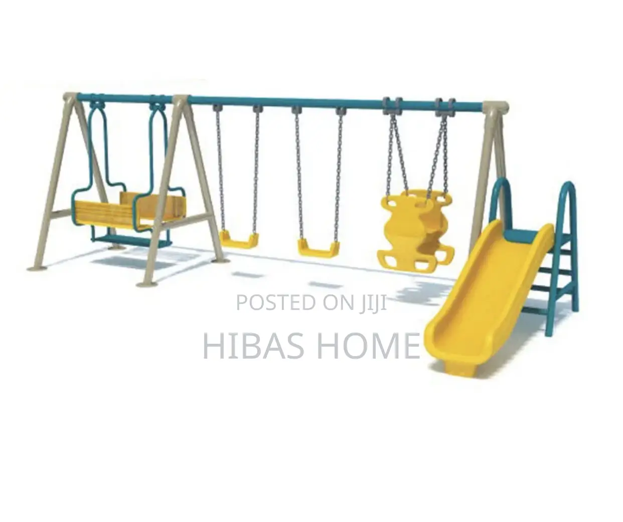 Commercial Heavy Duty Metal Swing Set for Children Adult 650*300*200cm