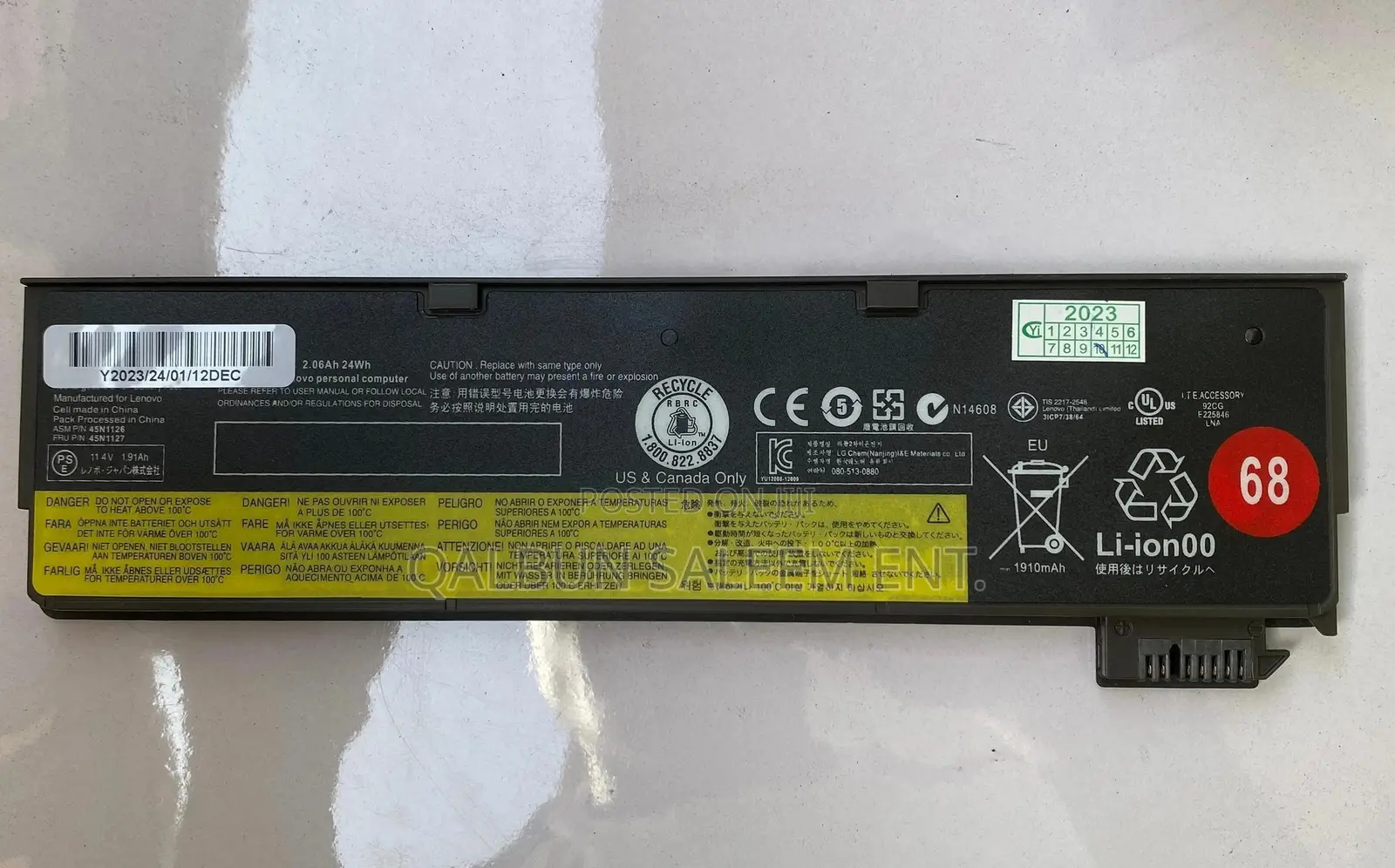 Lenovo 45N1126 Battery for Thinkpad T440S T440 X250 T450S