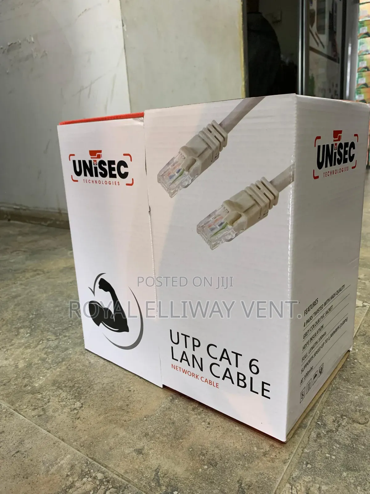 Unisec 100m Cat6 Cable