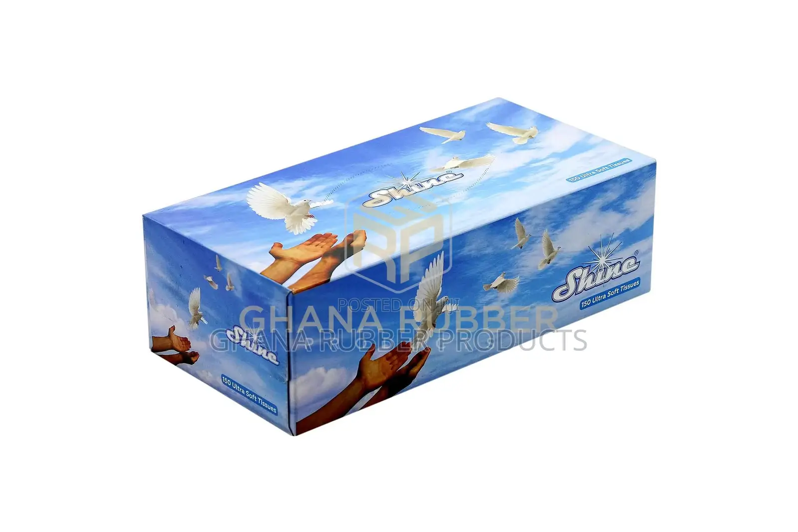 Shine Facial Tissue Large 150pcs Mixed Designs (36pcs)