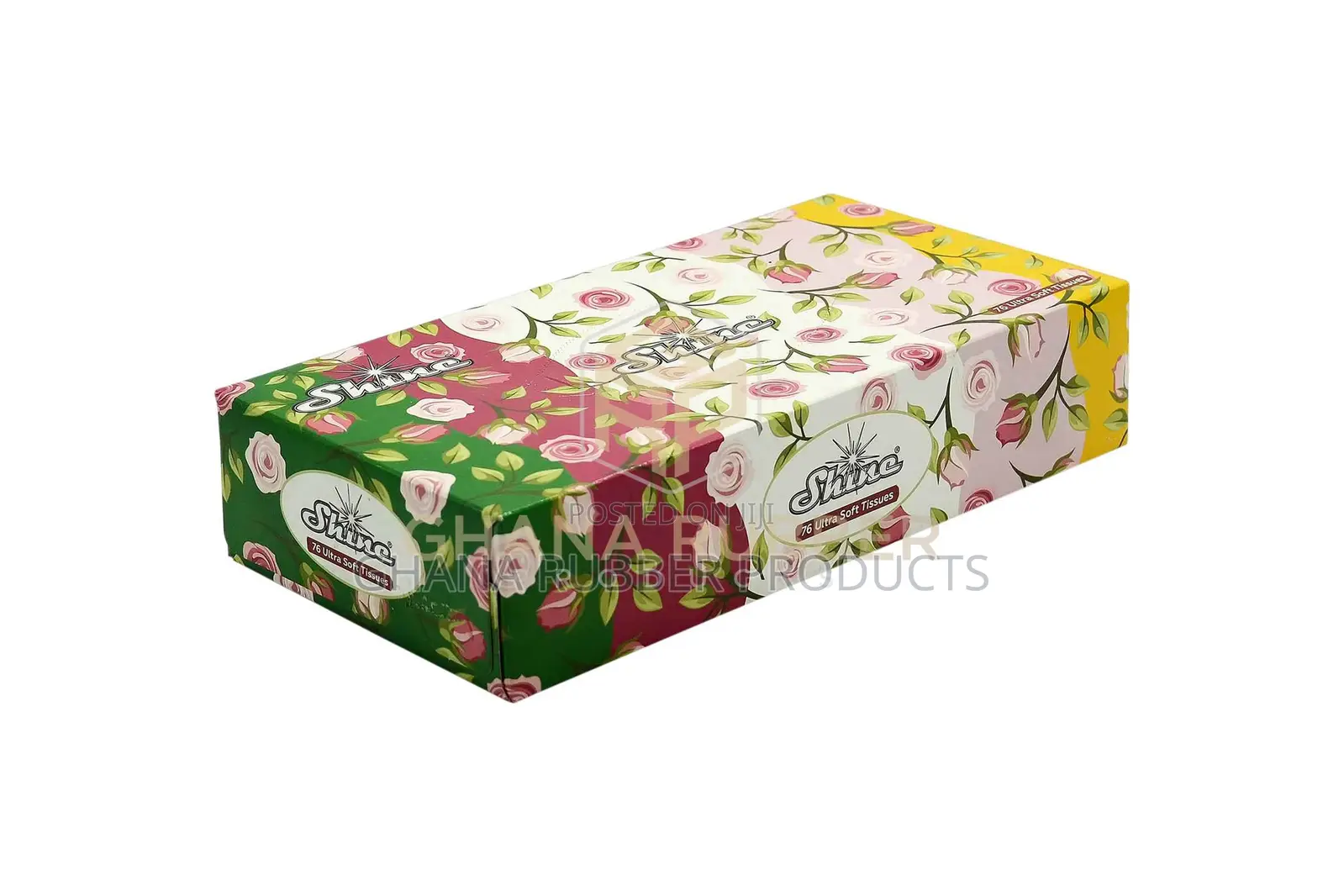Shine Facial Tissue Medium 76pcs Mixed Designs (36pcs)