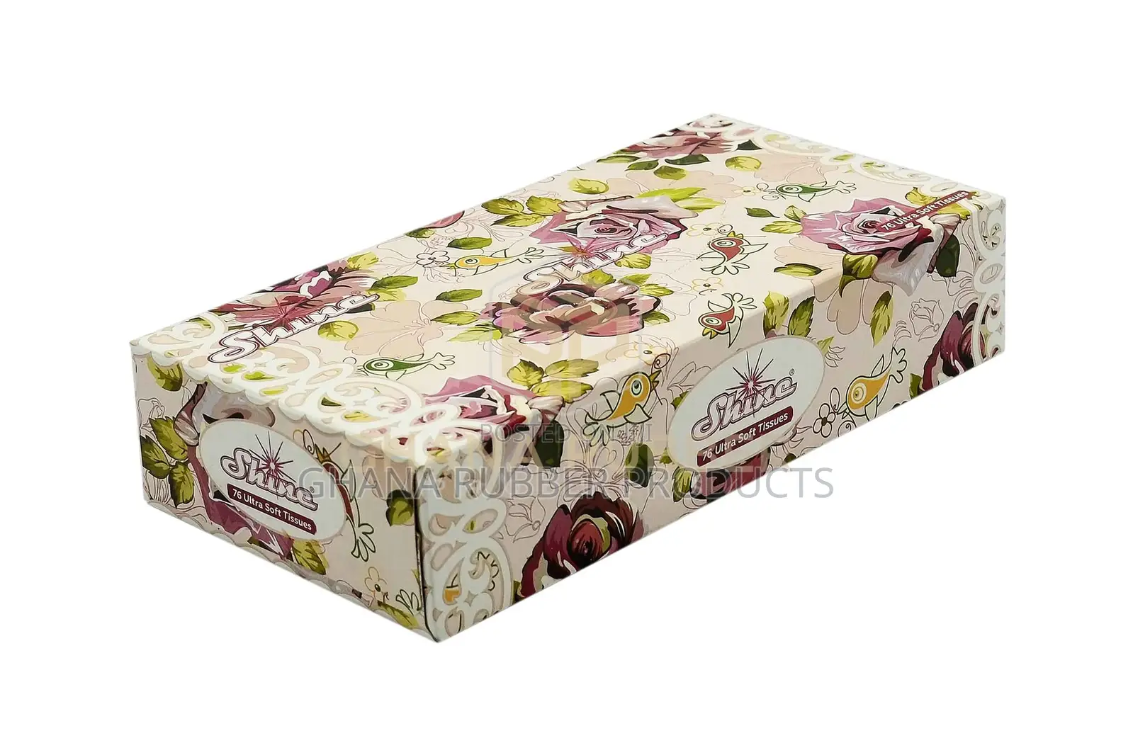 Shine Facial Tissue Medium 76pcs Mixed Designs (36pcs)