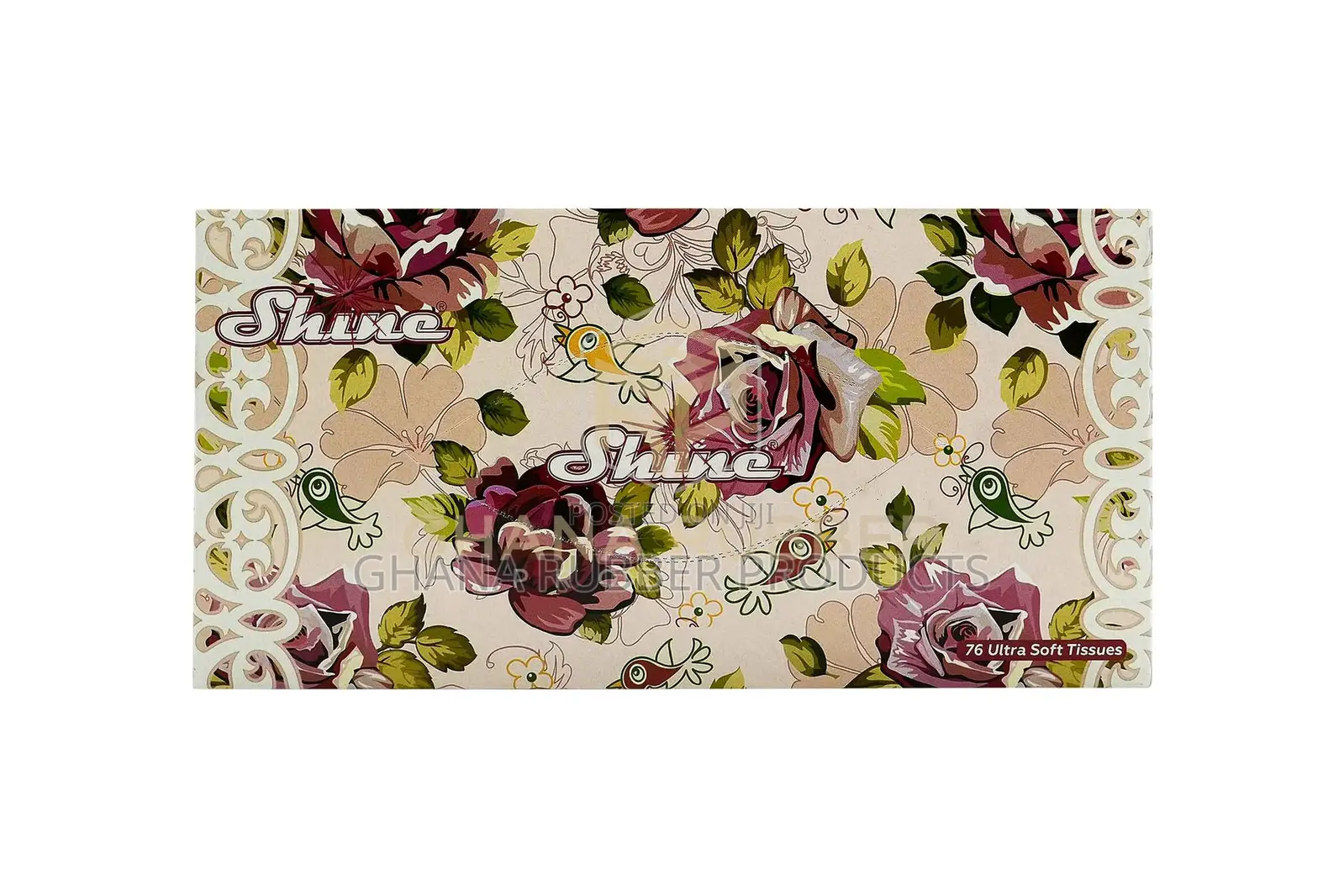 Shine Facial Tissue Medium 76pcs Mixed Designs (36pcs)