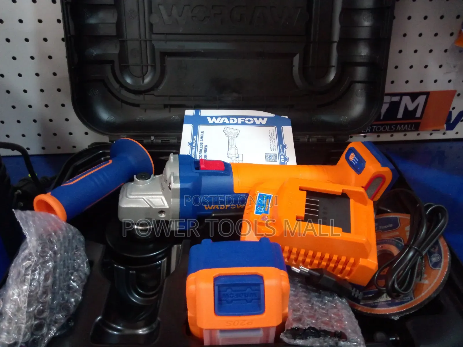 Cordless Angle Grinder Wadfow