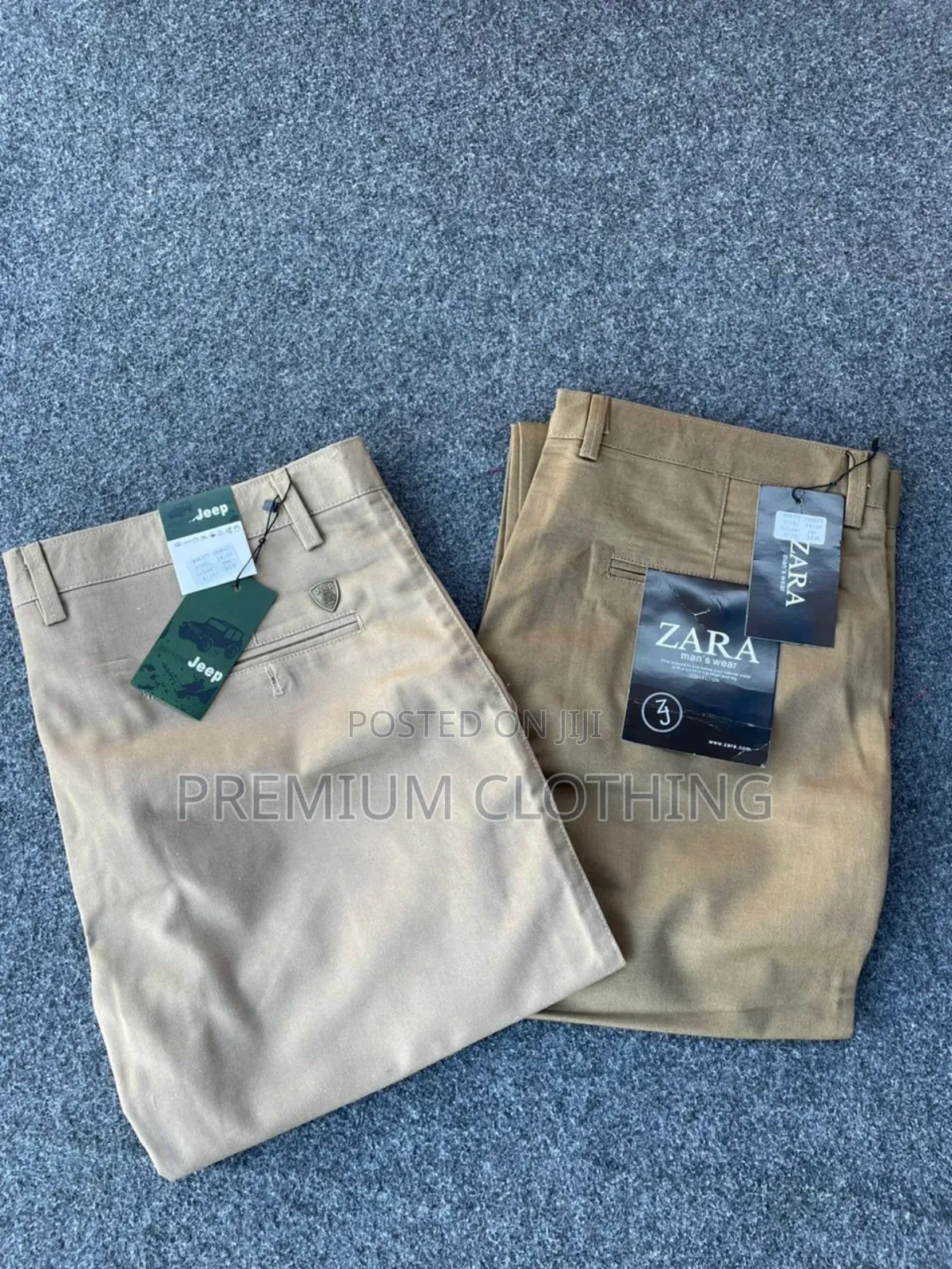High Quality Khaki Trousers for Men Available
