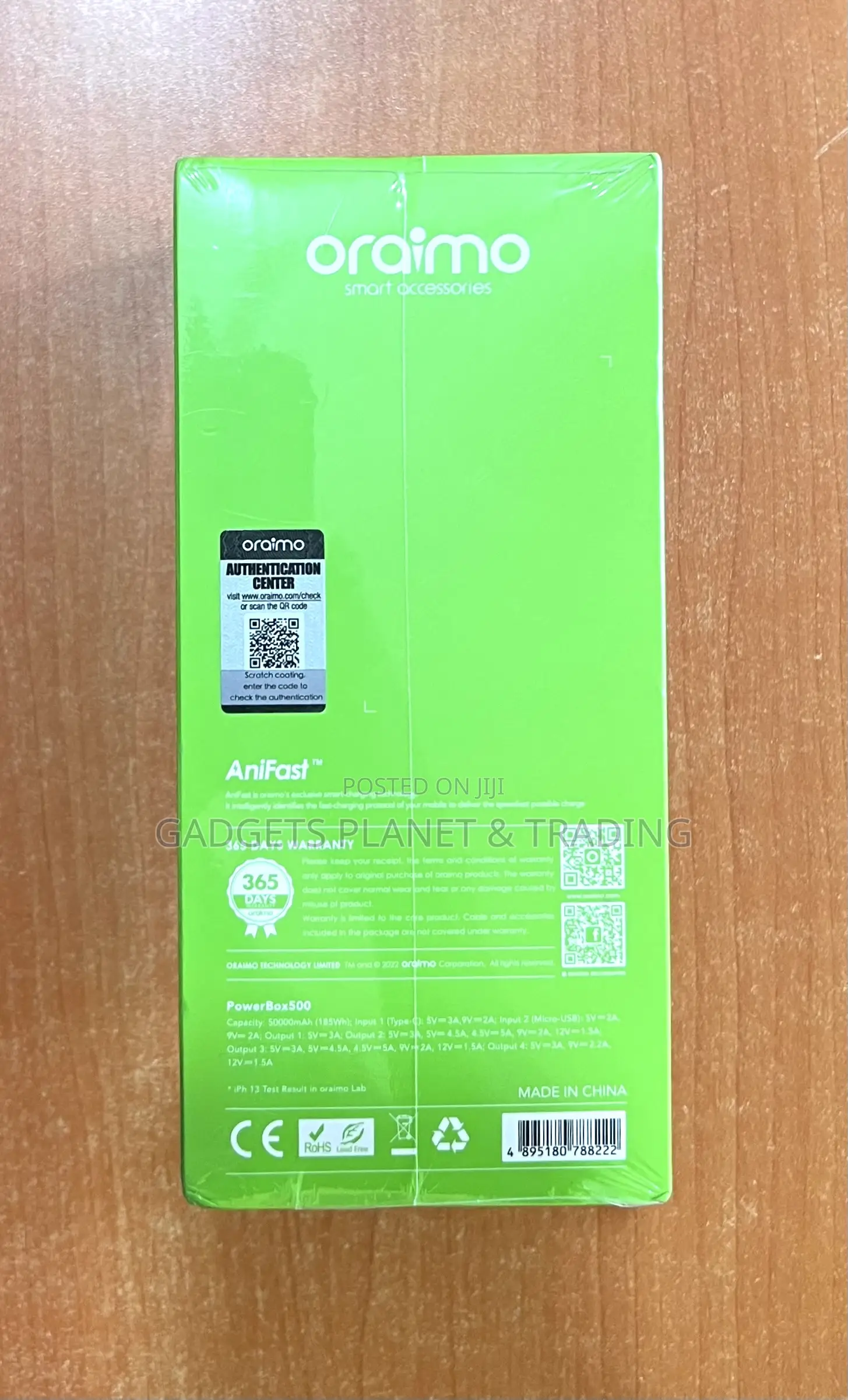 Oraimo Powerbox 500 50000mah 22.5w Power Bank | Opb-P500qn