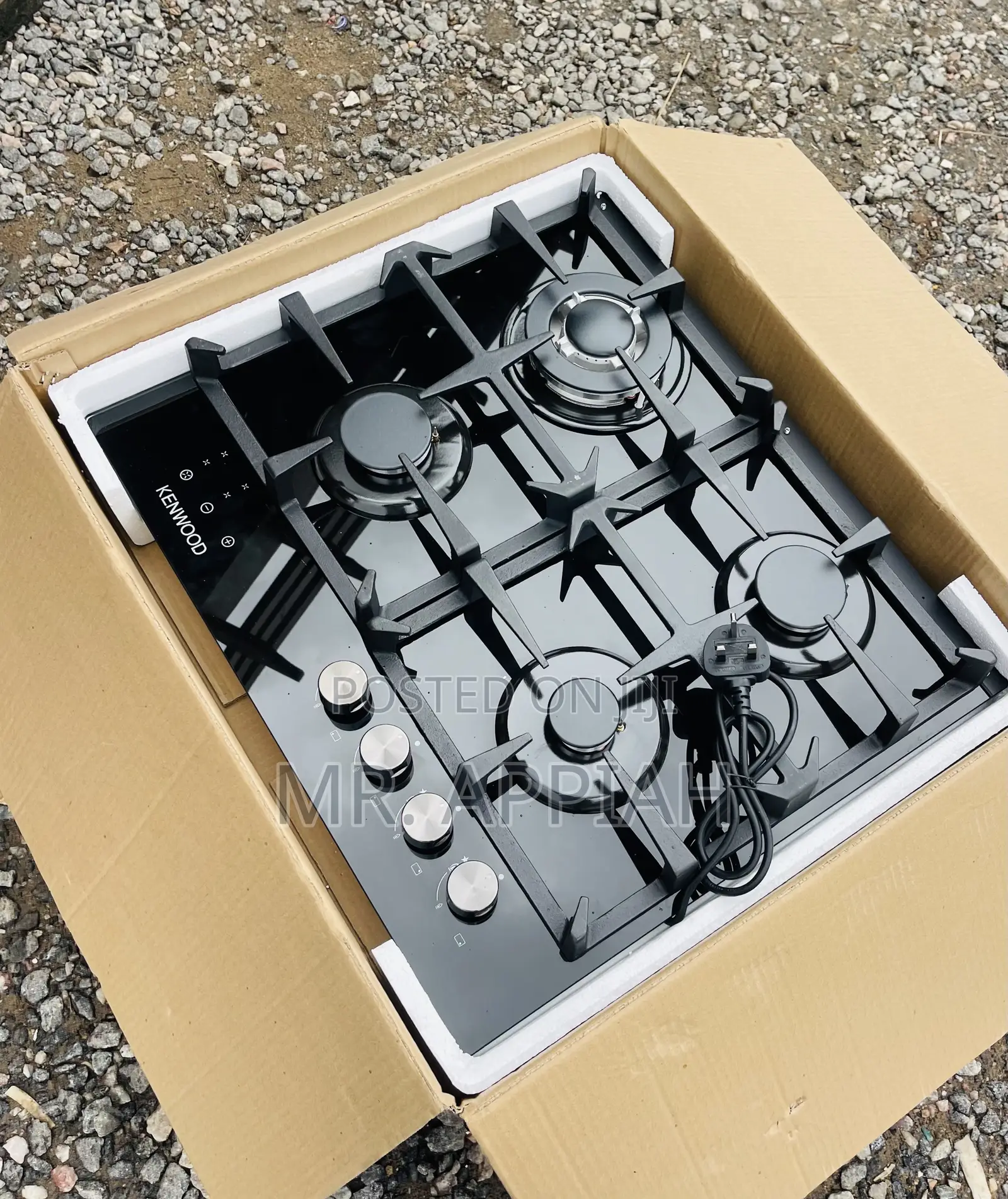 Brand New Kenwood 4 Gas Built-in Cooker With Touch Control.