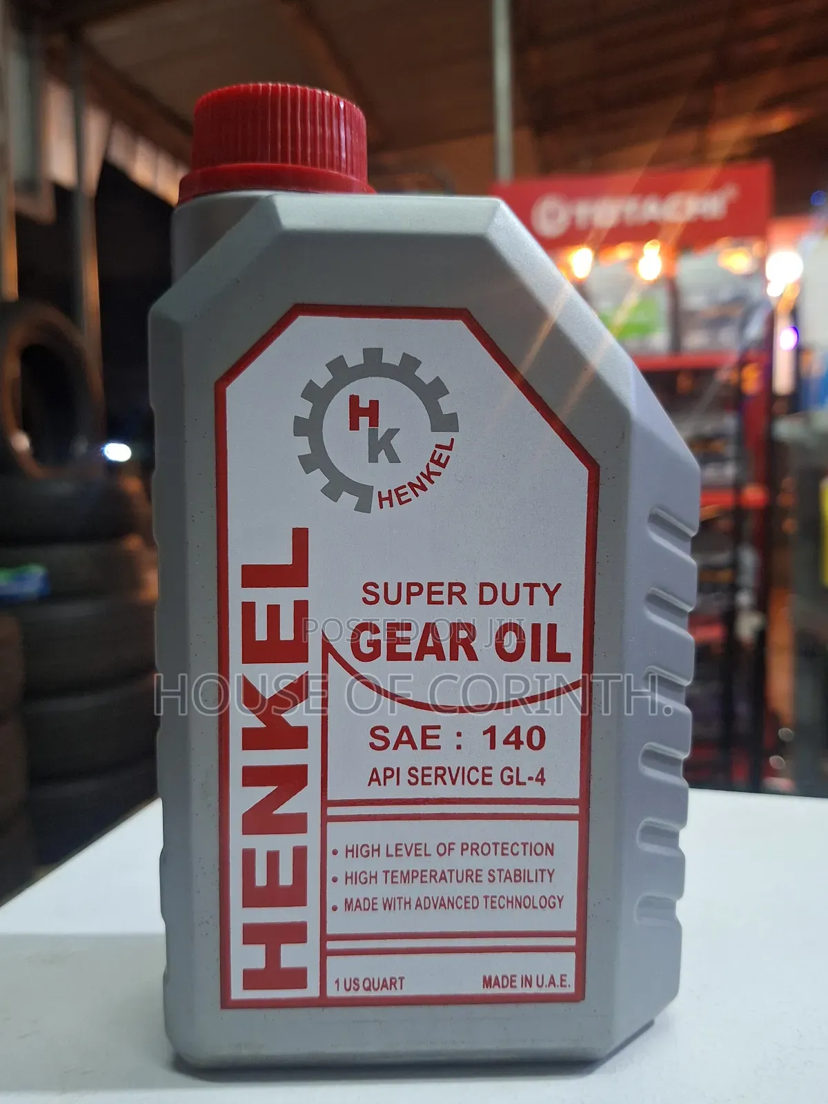 Gear Oil. SAE140 for Manual Transmissions 1litre