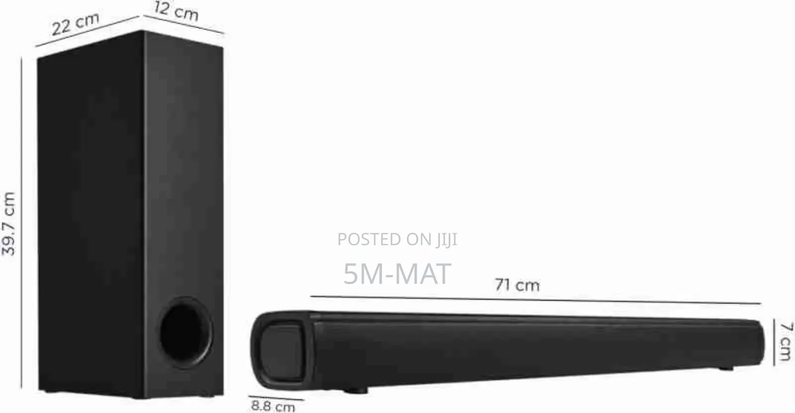 TCL S332W 2.1CH Wired Subwoofer Bluetooth HDMI Soundbar