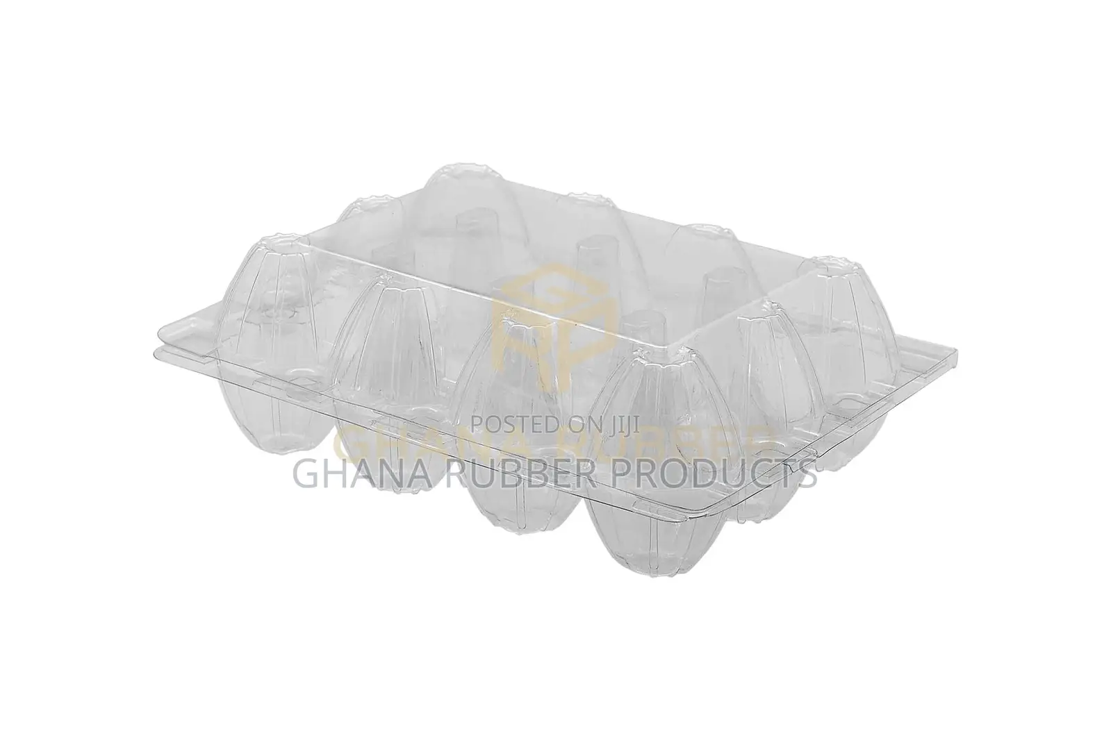 Transparent Egg Trays for 12-Eggs (Short) (200pcs)