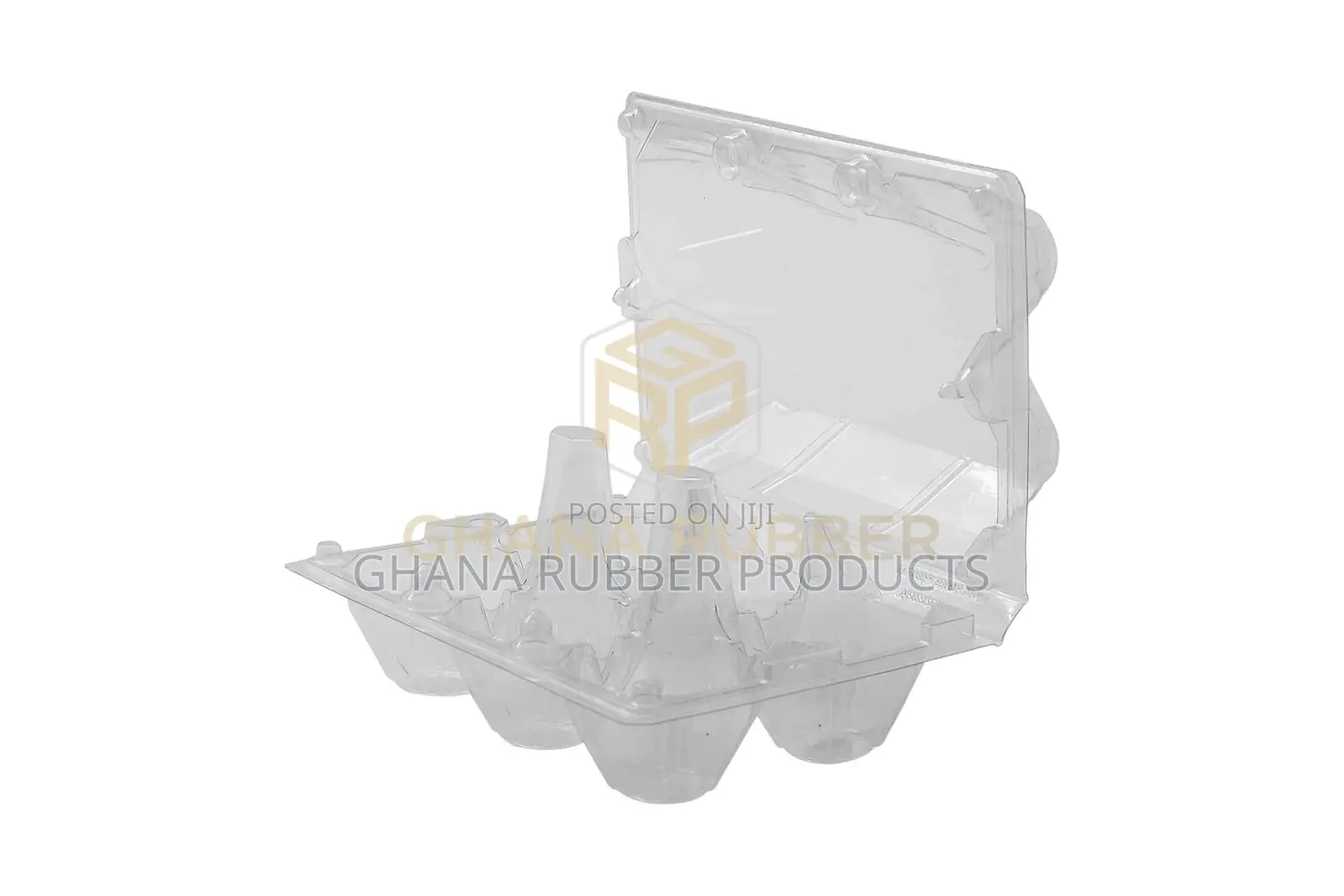Transparent Egg Trays for 6-Eggs (300pcs)