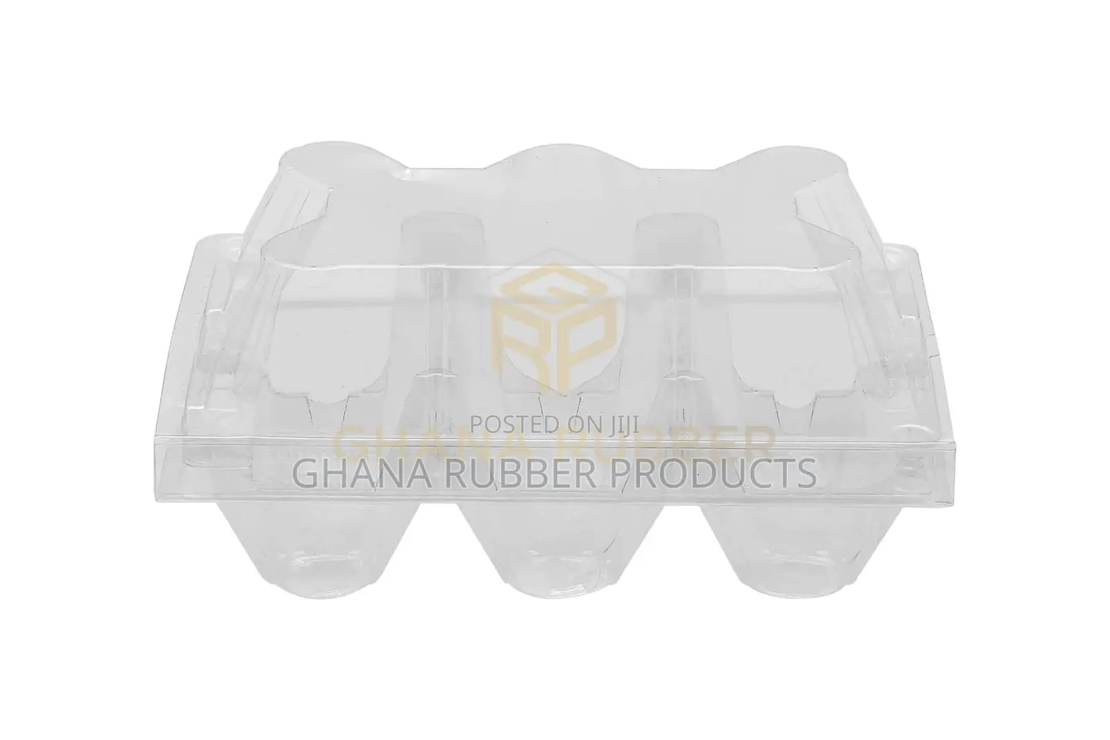 Transparent Egg Trays for 6-Eggs (300pcs)