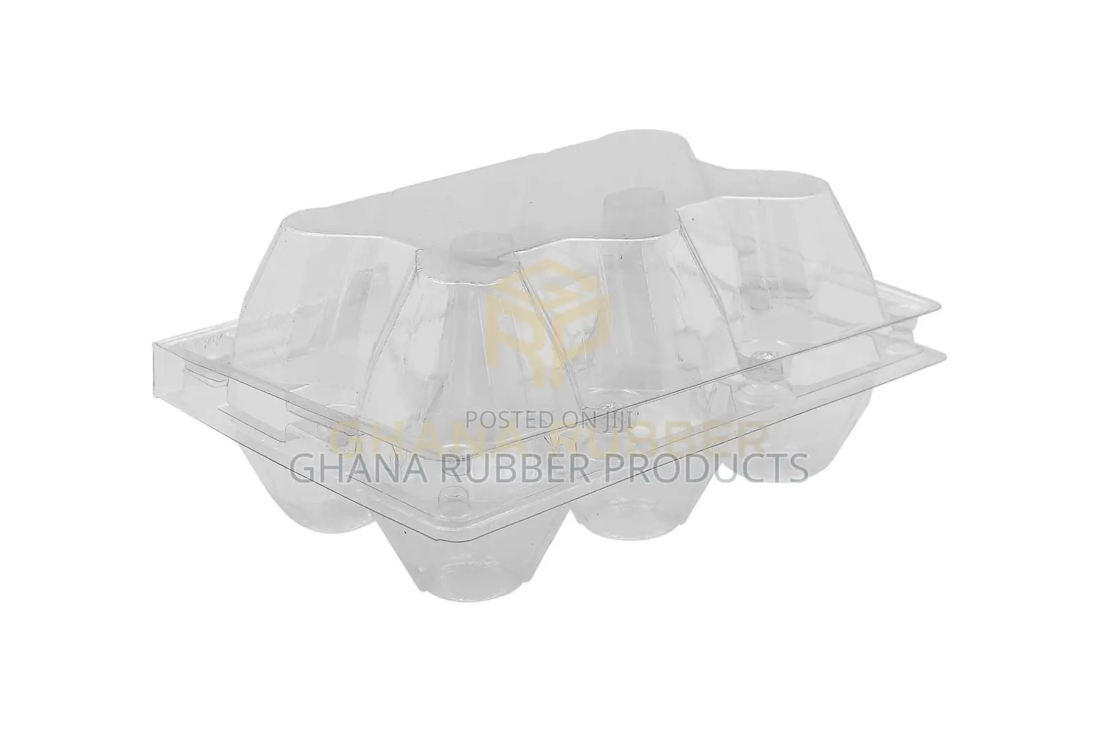Transparent Egg Trays for 6-Eggs (300pcs)