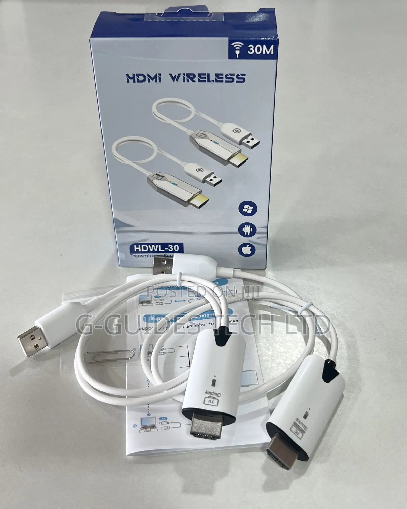 30m Hdmi Wireless Extender Transmitter and Receiver HDWL-30