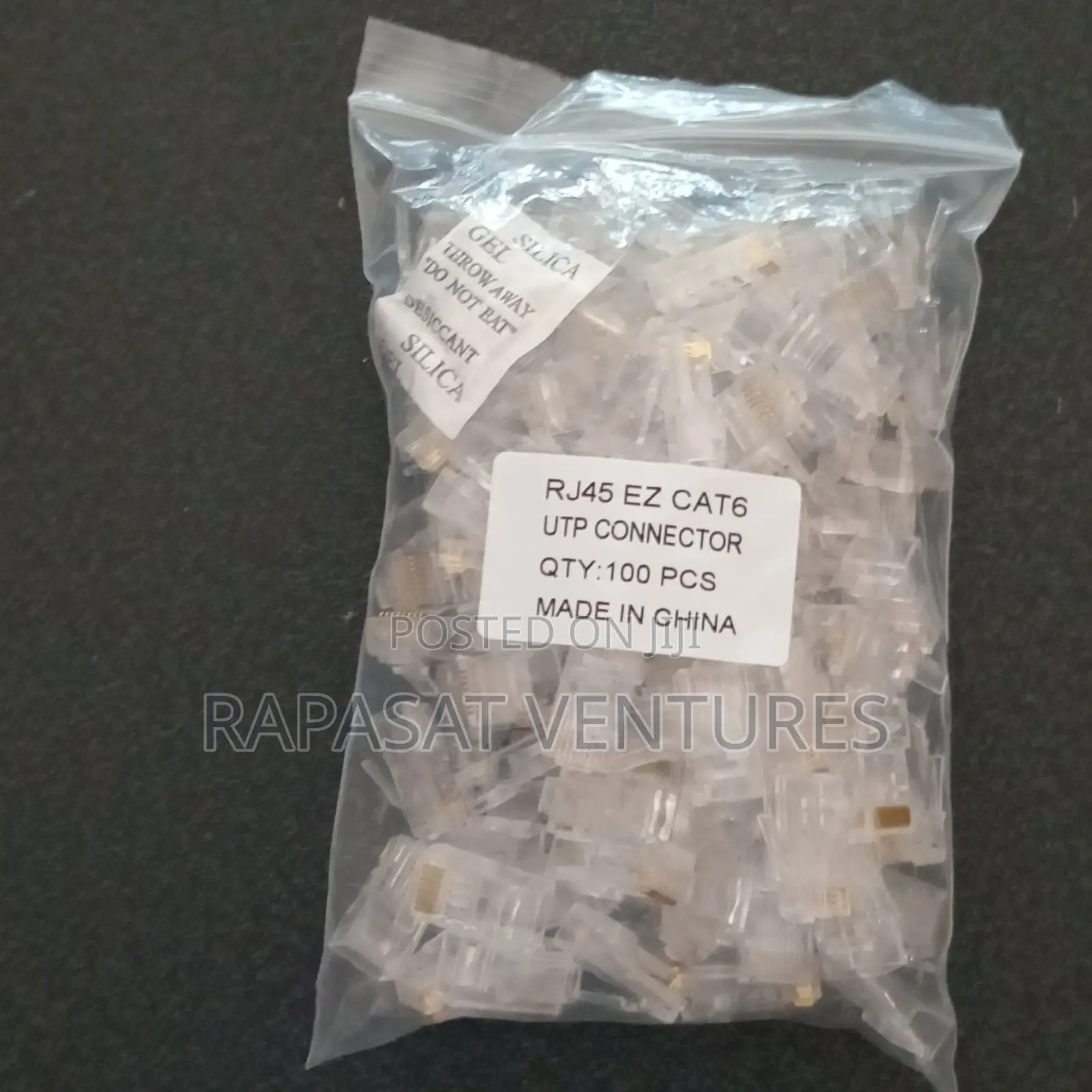 RJ45 Cat6 UTP Pass Through Connectors (100pcs)