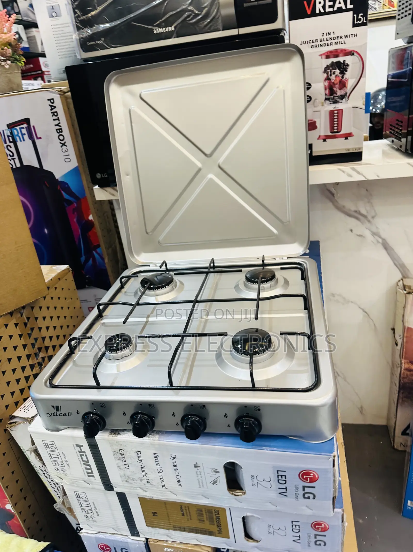 Yucel 4burner Gas Cooker Table Top