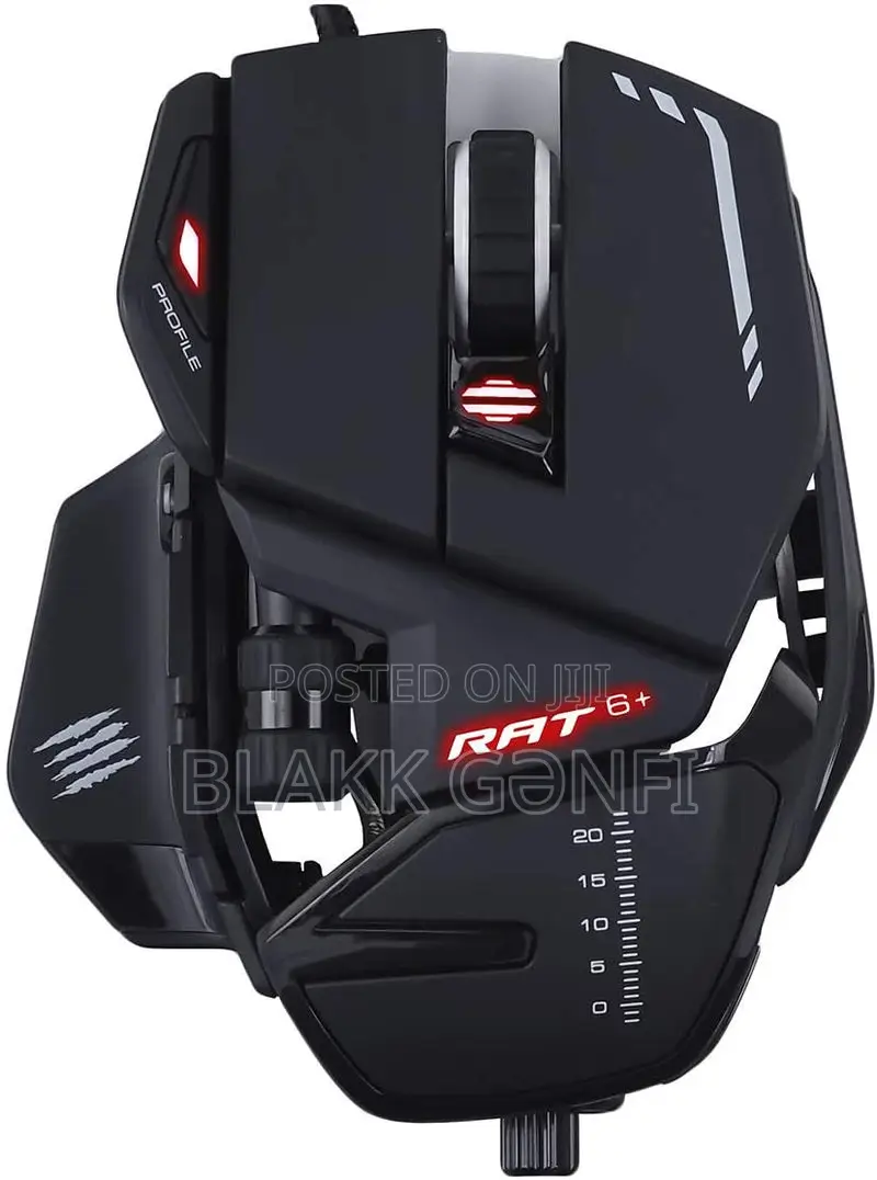 Madcatz Rat6+ Programmable Rgb Gaming Mouse