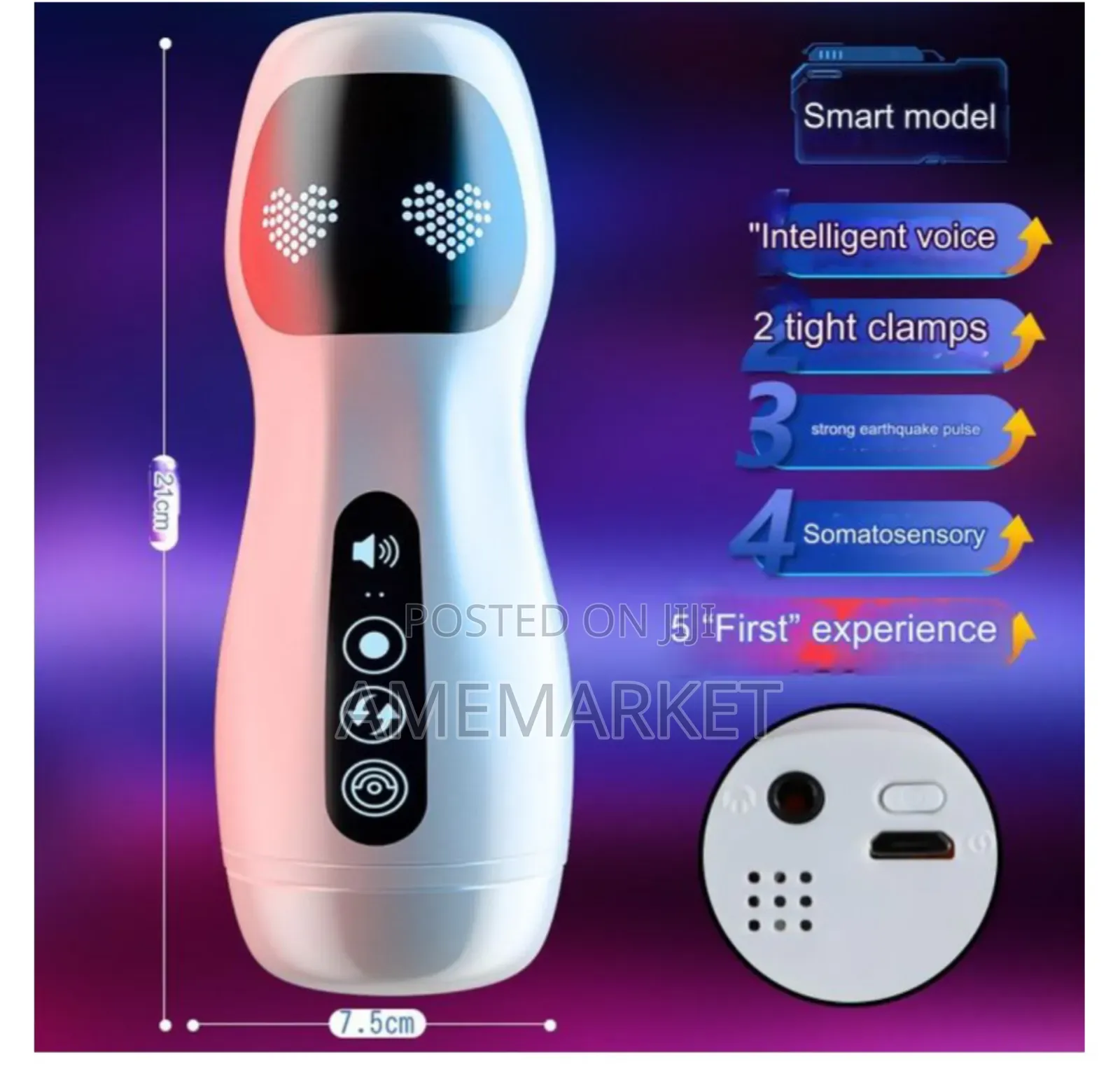 Automatic Male Sucking Cup. Artificial Vagina Pocket Pussy.
