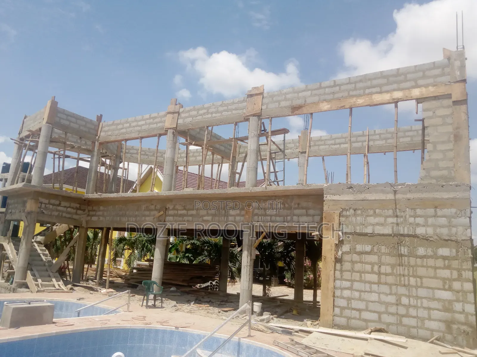 Tiptonia Hotel and Suites, Roofing and Parapet Done by Us
