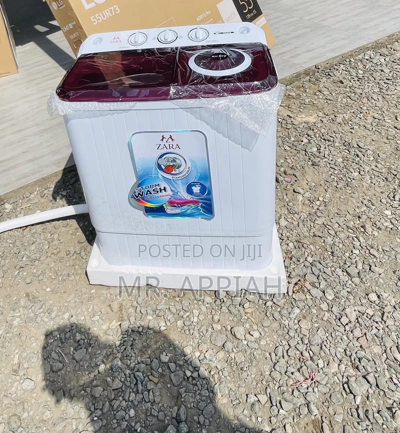 Latest in Stock Zara 5kg Semi-Automatic Washing Machine.