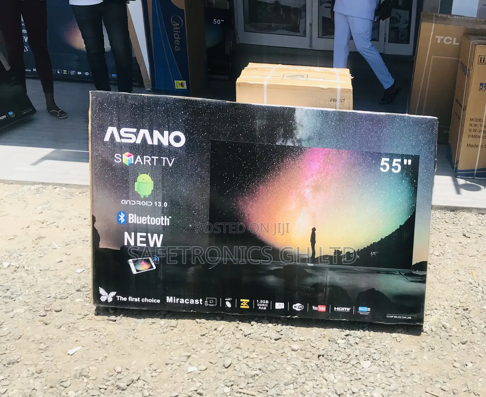 Shop 55 Inch Asano Webos UHD (Black) Smart Led Tv