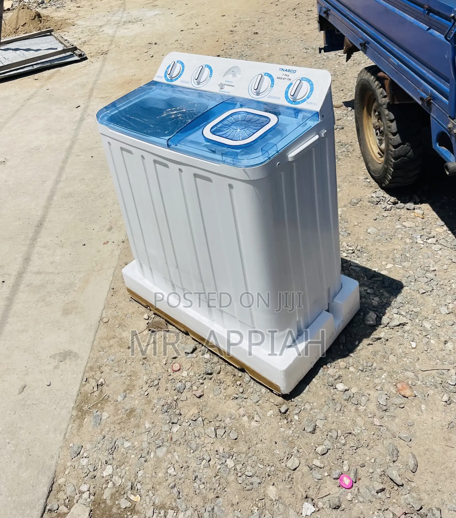 Latest in Stock Nasco7kg Semi-Auto Electric Washing Machine