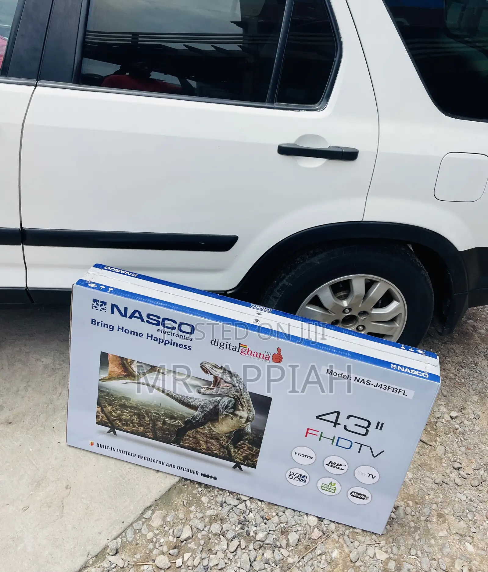 Latest in Stock Nasco 43 Inch FHD Satellite Electric Tv.