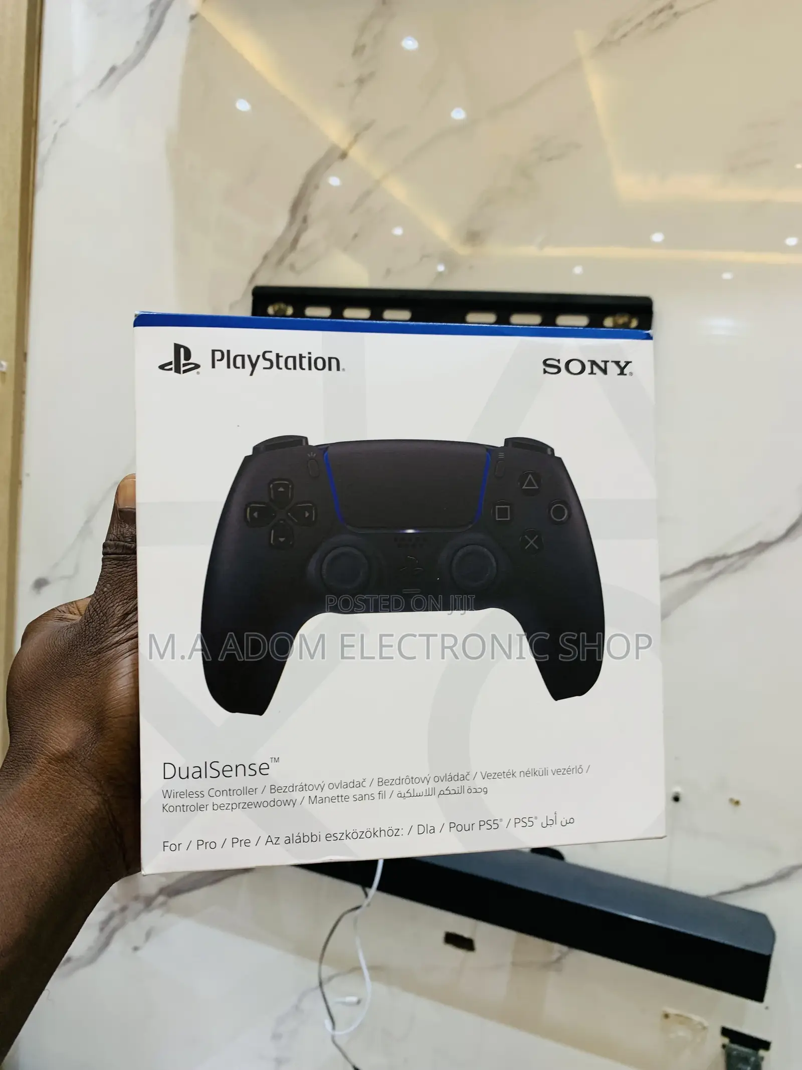 Ps5 Game Console Controller Black Color