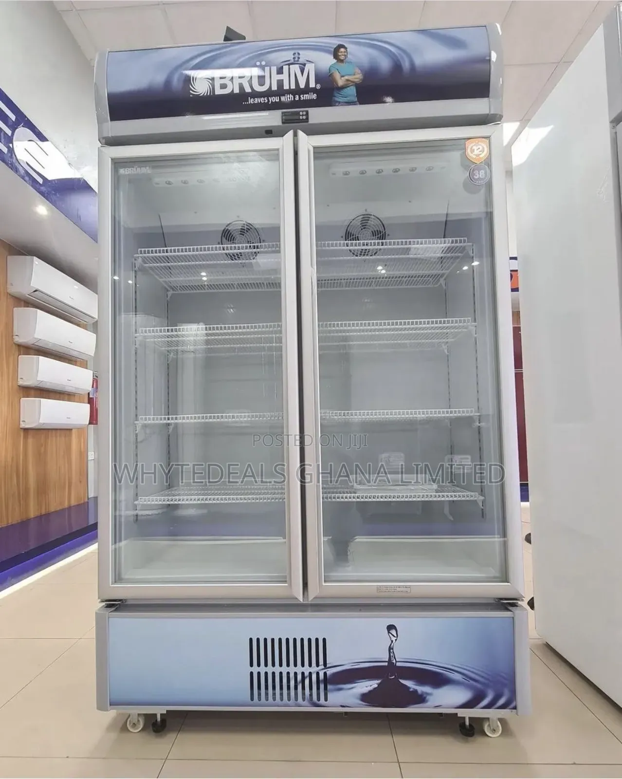 597L Beverage Cooler| Display Fridge| Double Door|Frost Free