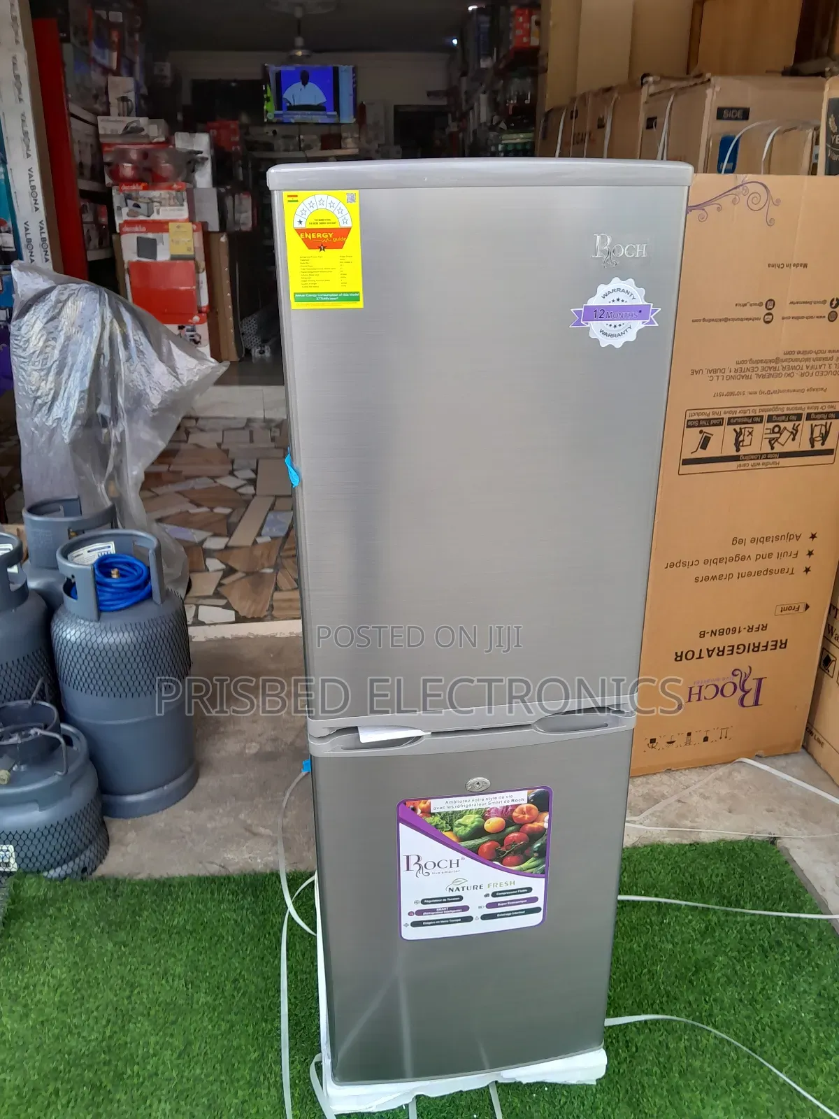 Roch Durable Double Door Fridge 140 Litres