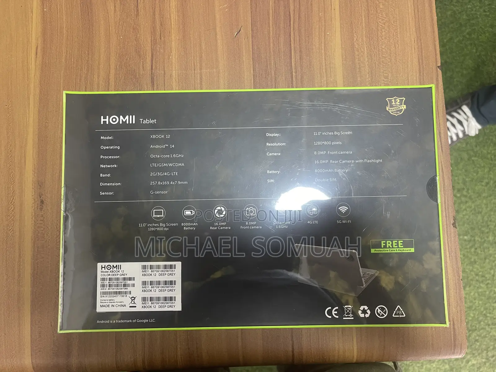New Tablet 128 GB Gray