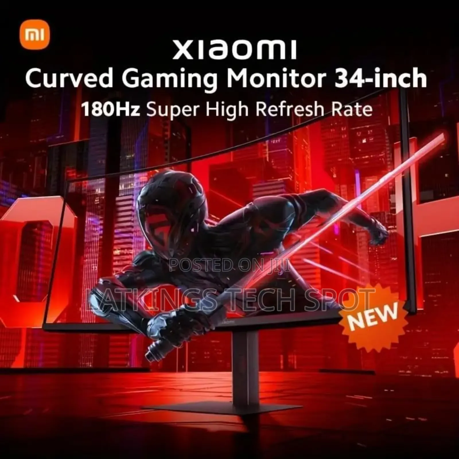 Xiaomi Curved Gaming Monitor 34-Inch 3440*1440 180hz