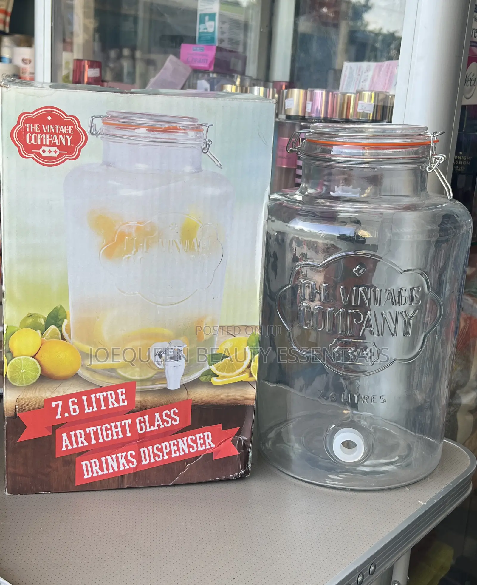 7.6 LTR Airtight Glass Dispenser