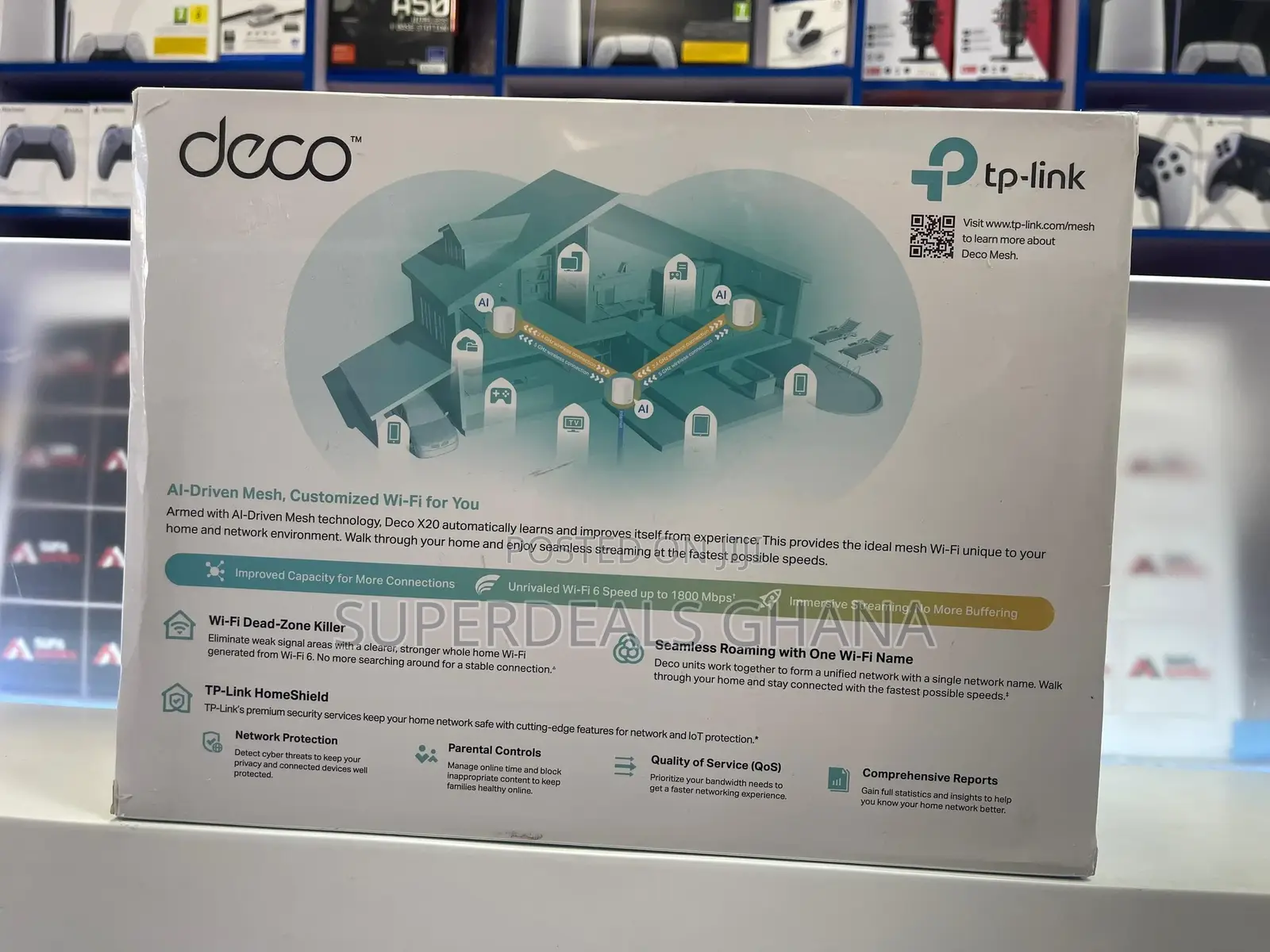 TP Llink Deco X20 AX1800 Whole Home Mesh Wi-fi 6 System