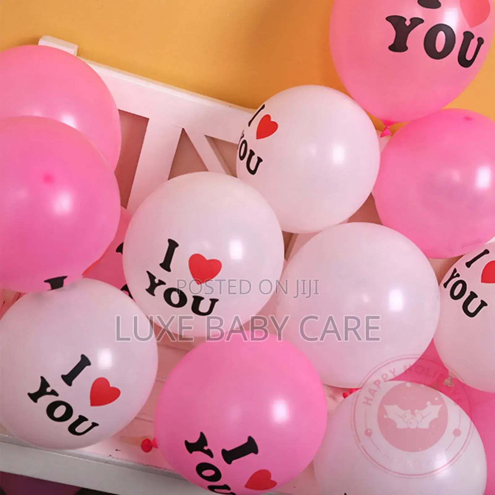 100 Piece I Love You Balloons