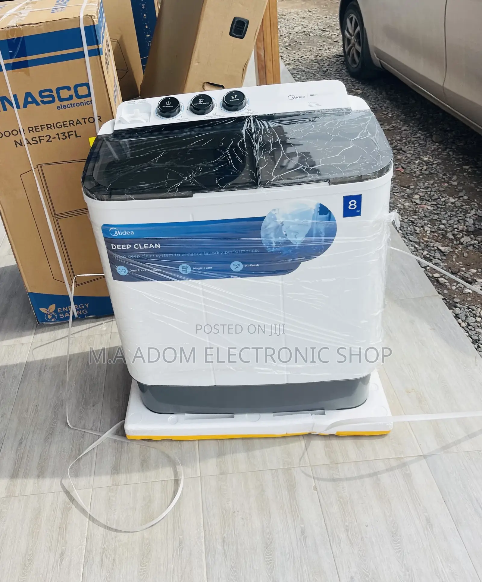 Order Quality Midea 8kg Semi-Automatic Washing Machine.