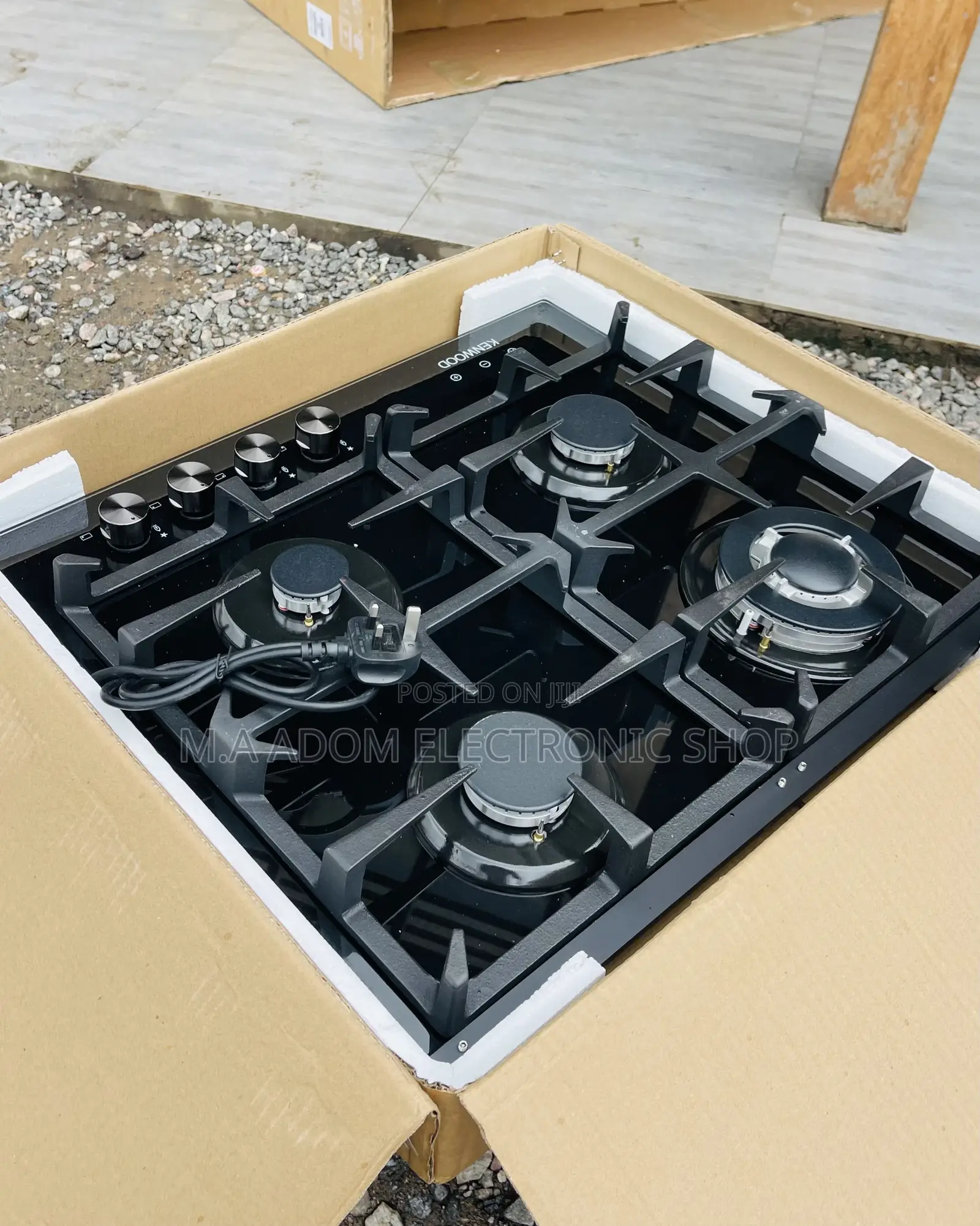 Fast Cooking Kenwood 4 Gas Burner Auto Ignition(60cm).