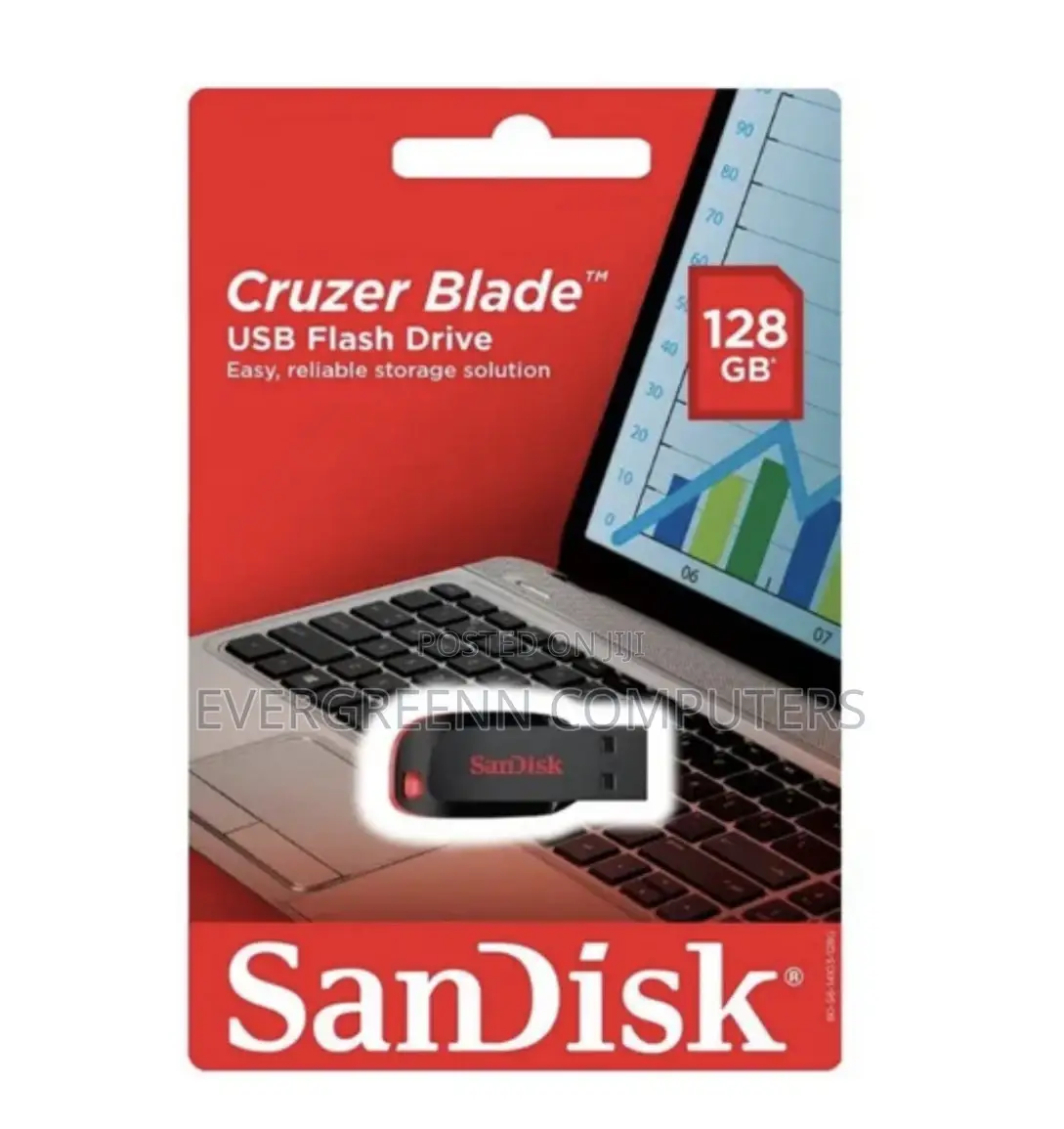 Original Sandisk Pen Drive, 128gb