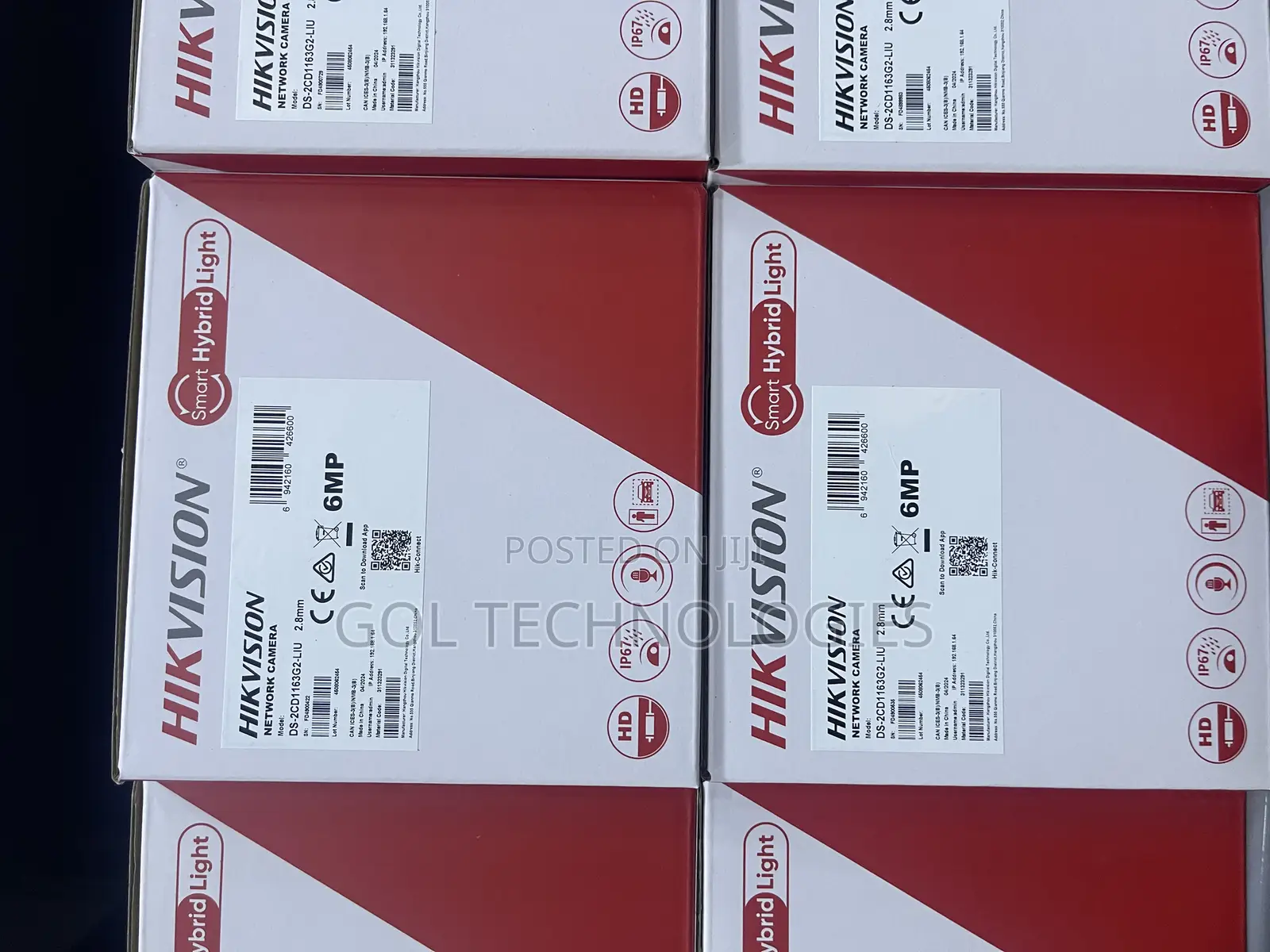 Hikvision Ds-2cd1163g2-Liu(2.8mm) 6 Mp Smart Hybrid Light Ip