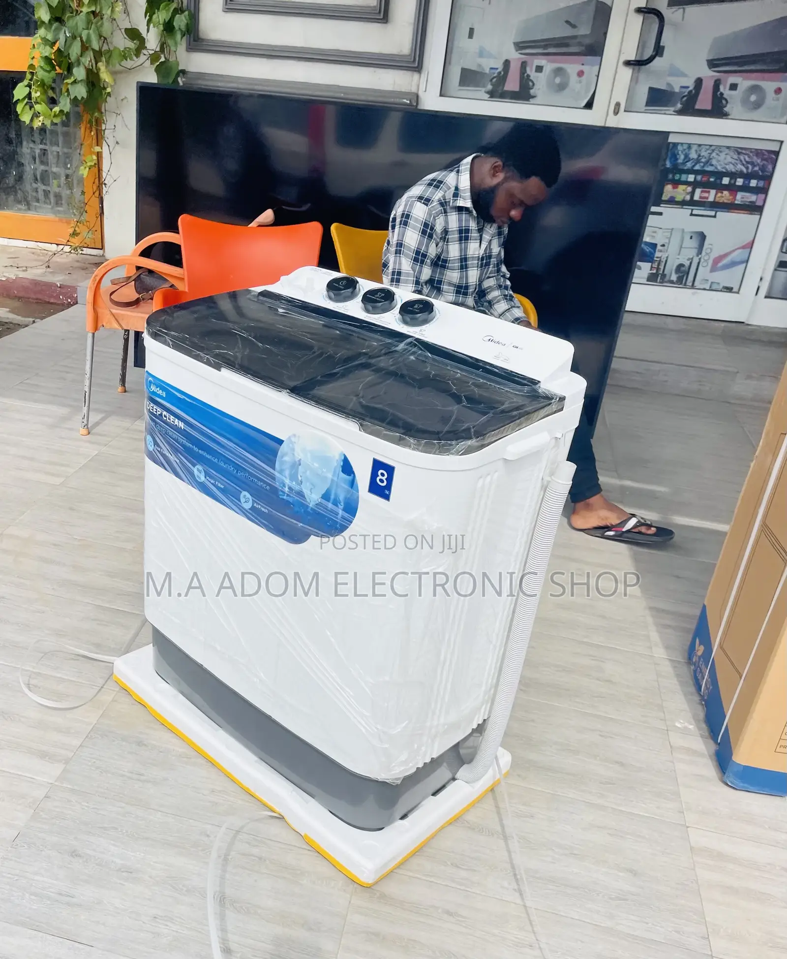 Latest Midea 8kg Top Load Electric Washing Machine.