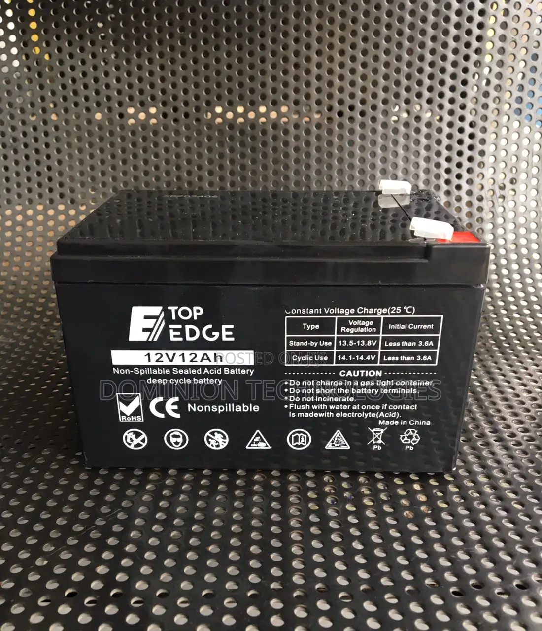 Top Edge 12v/12ah Ups Battery
